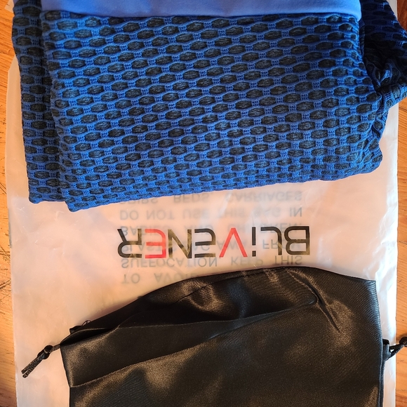 Blivener Women's M Butt Lifting Yoga Navy Blue Ruched Booty Leggings - Picture 3 of 4